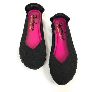 Skechers Black Lightweight Black Flats